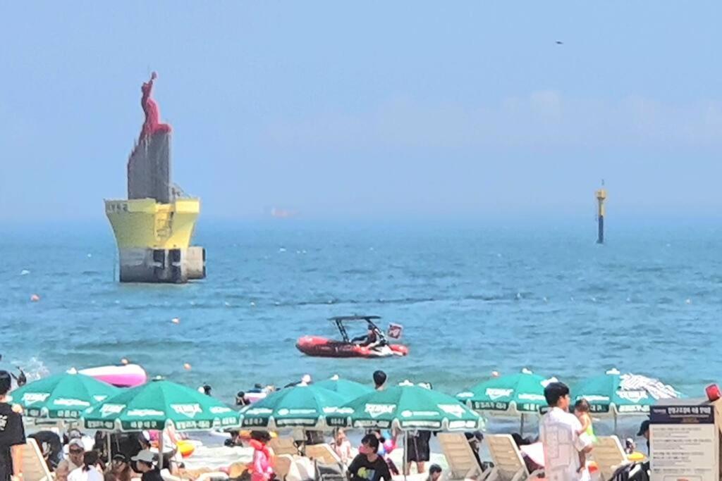 Haeundai Beach 1 Cho Lejlighed Busan Eksteriør billede